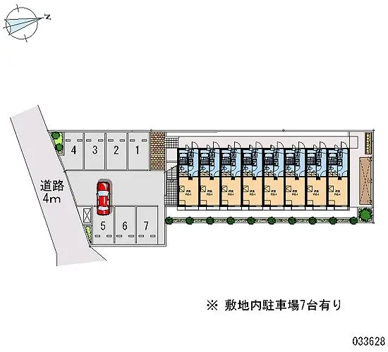 富里市日吉倉 月極駐車場